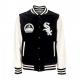 giubbotto college uomo mlb heritage varsity jacket chiwhi BLACK/OFF WHITE