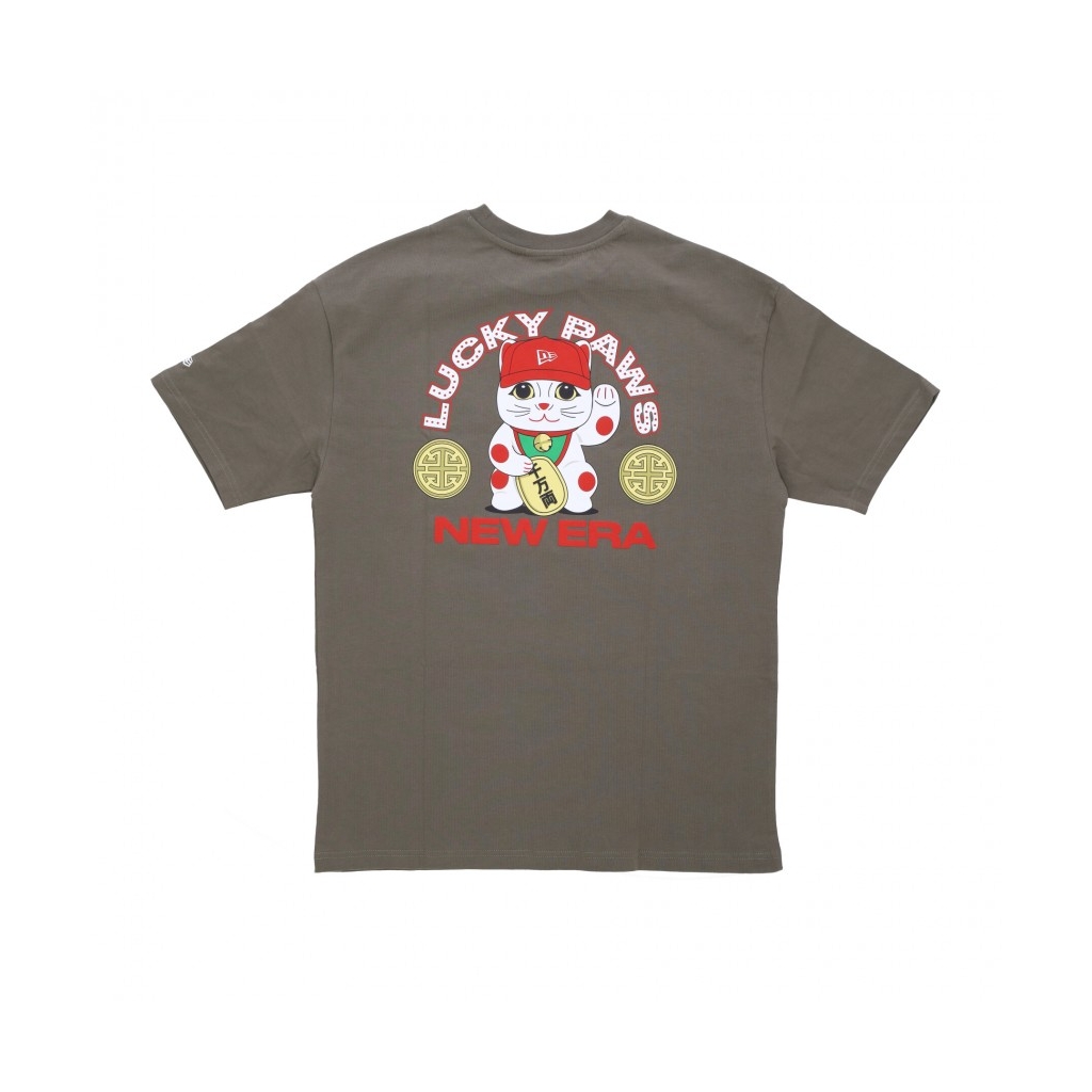 maglietta uomo ne character graphic os tee NEW OLIVE/WHITE