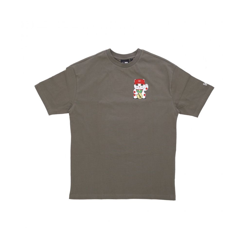 maglietta uomo ne character graphic os tee NEW OLIVE/WHITE