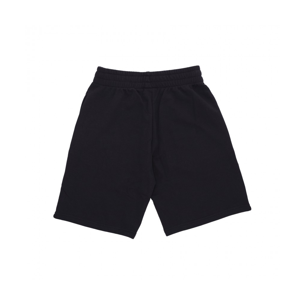 pantalone corto tuta uomo nba wordmark os shorts bronet BLACK/WHITE