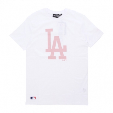 maglietta uomo mlb league essential cf tee losdod WHITE/ROSE