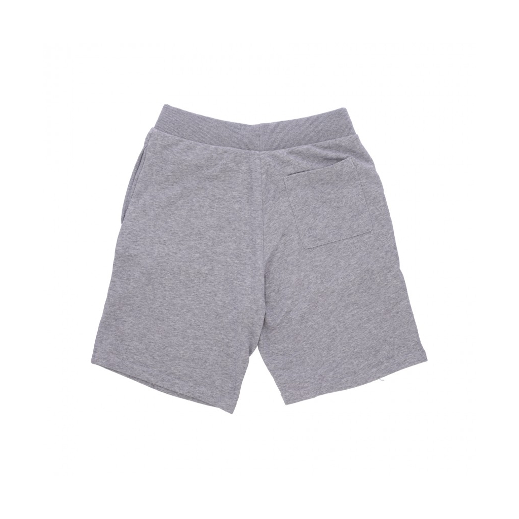 pantalone corto tuta uomo ne essential shorts HEATHER GREY/WHITE