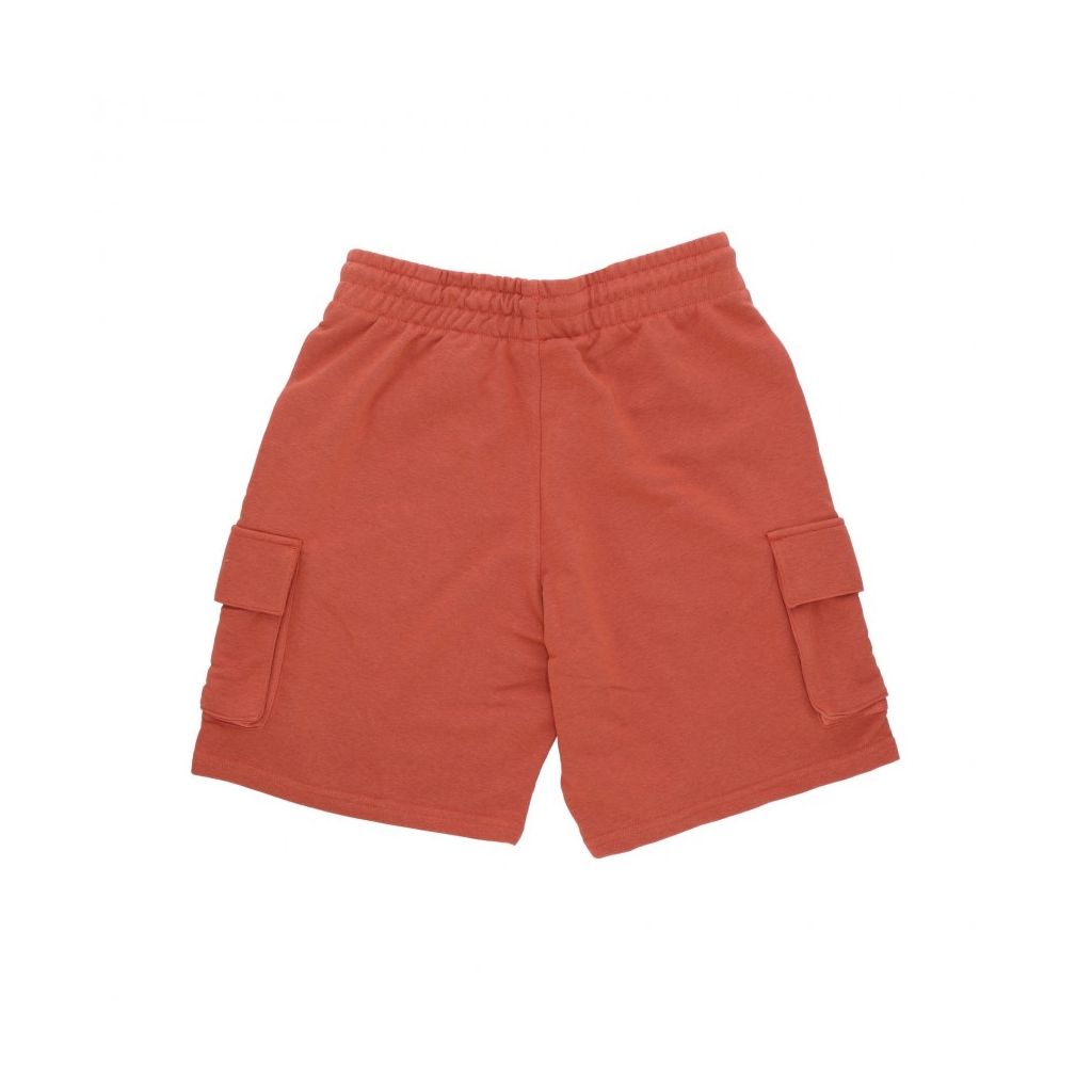 pantalone corto tuta uomo ne essential cargo short BRICK RED/WHITE