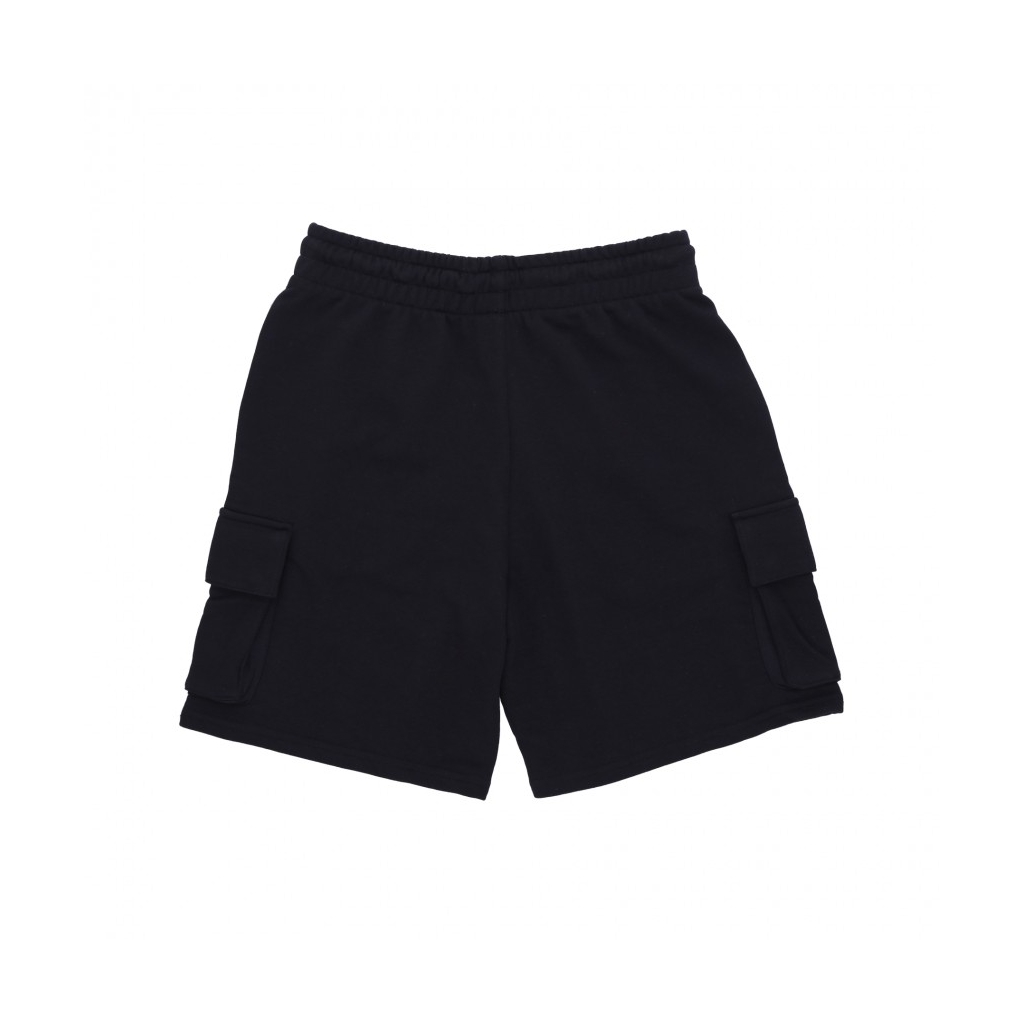 pantalone corto tuta uomo ne essential cargo short BLACK/WHITE
