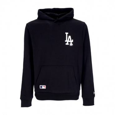 felpa cappuccio uomo mlb essentials hoodie losdod BLACK/WHITE