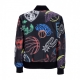 giubbotto bomber uomo nba all over print bomber BLACK/MULTI