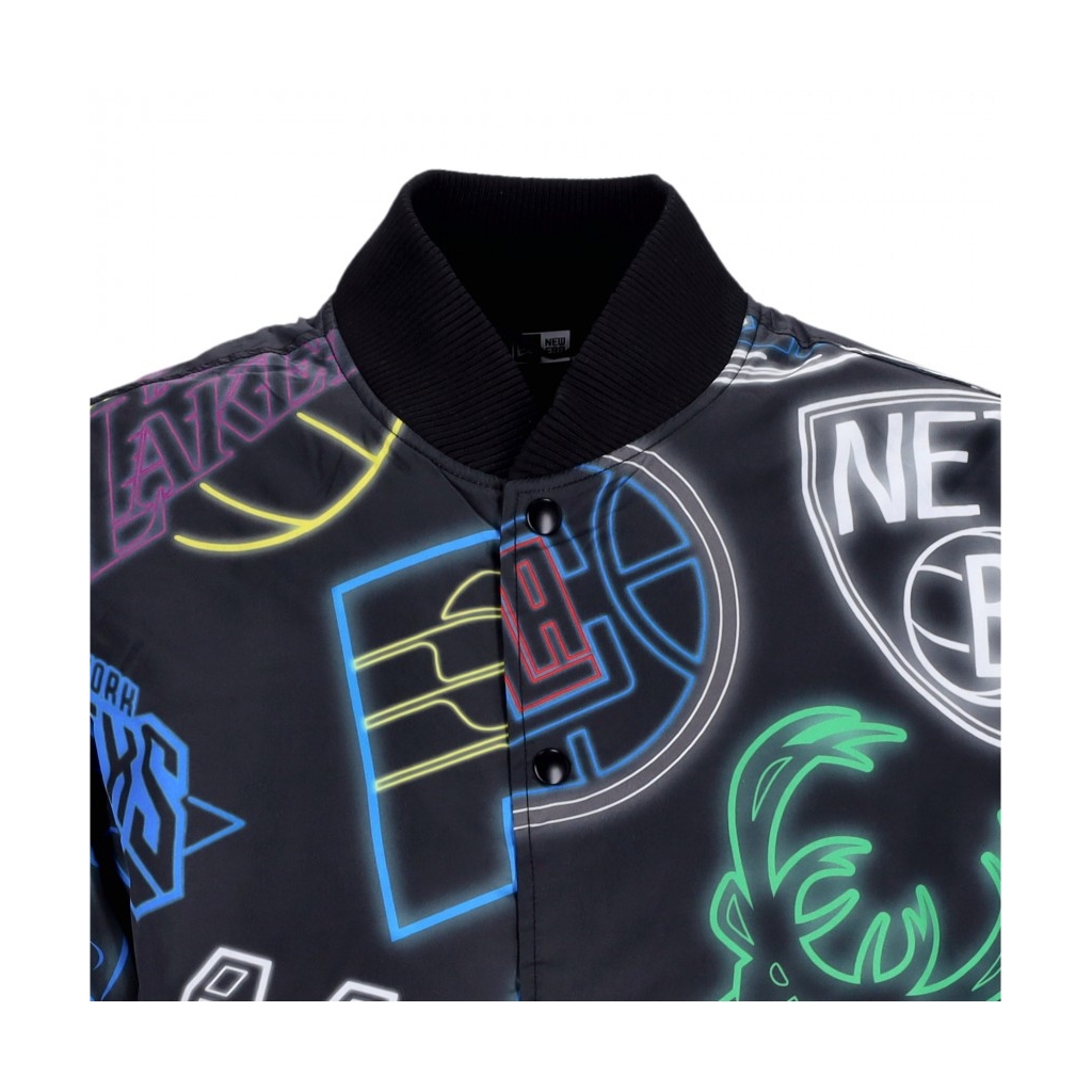 giubbotto bomber uomo nba all over print bomber BLACK/MULTI