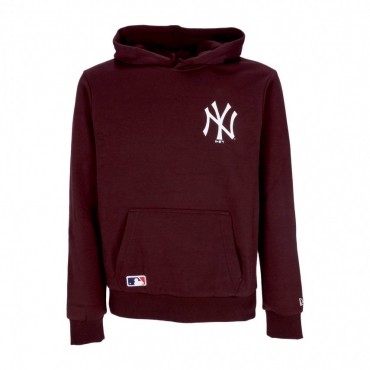 felpa cappuccio uomo mlb essentials hoodie neyyan MAROON/WHITE