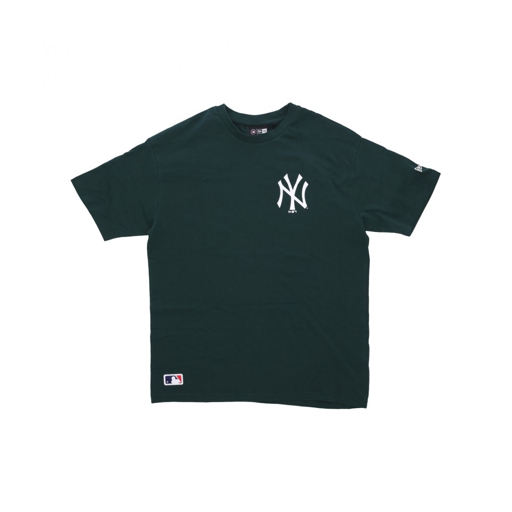 maglietta uomo mlb league essentials oversized tee neyyan DARK GREEN/WHITE