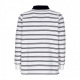 polo manica lunga uomo bauhaus stripe polo crewneck WHITE STRIPE