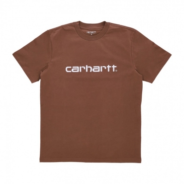 maglietta uomo script tee TAMARIND/WHITE