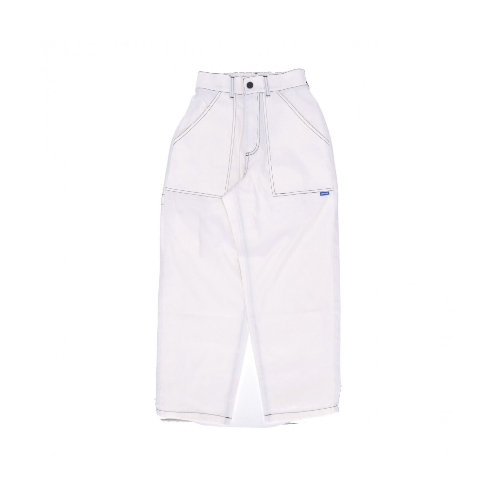 pantalone lungo uomo buffer pant twill WHITE