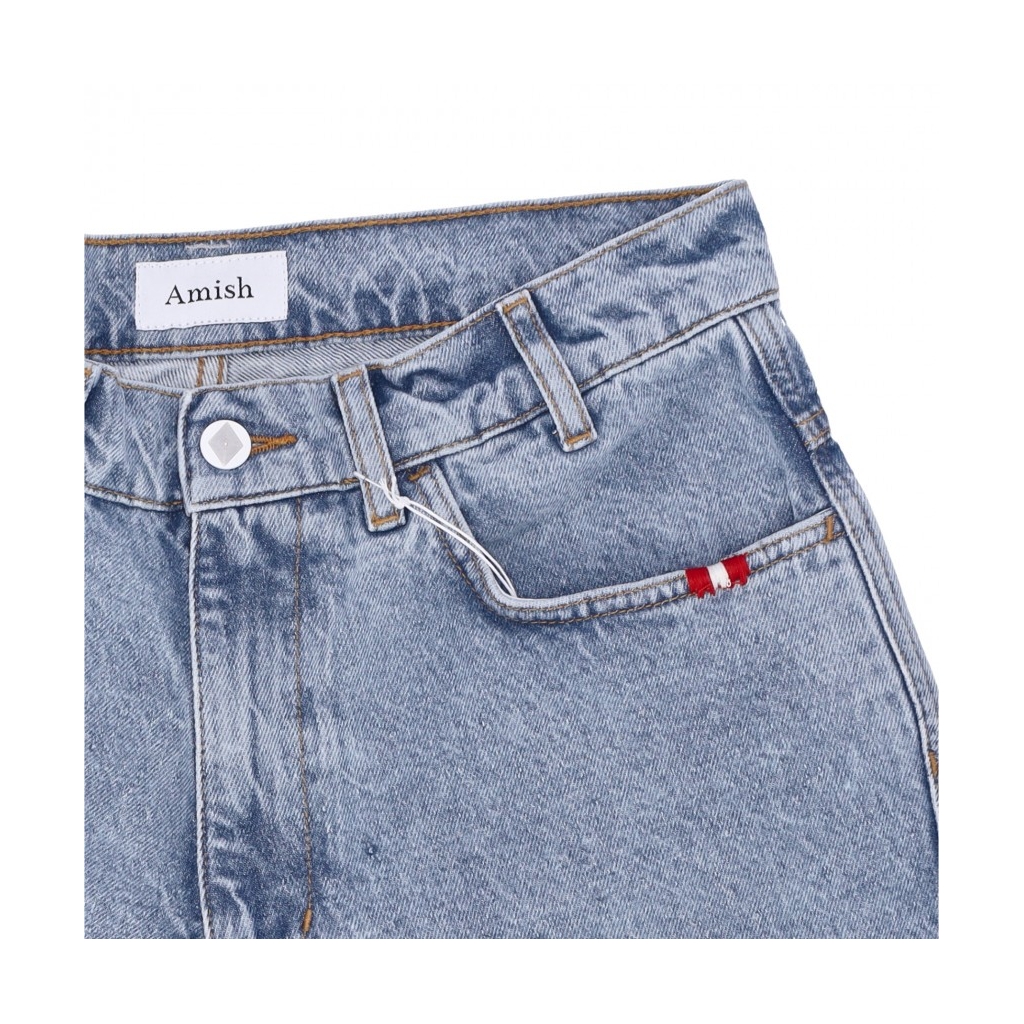 jeans corto uomo bermuda bernie denim REAL STONE