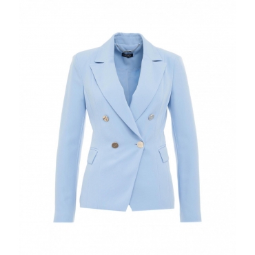 Blazer doppiopetto azzurro