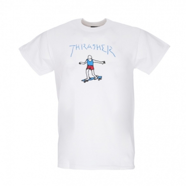 maglietta uomo gonz logo tee WHITE/BLUE/RED