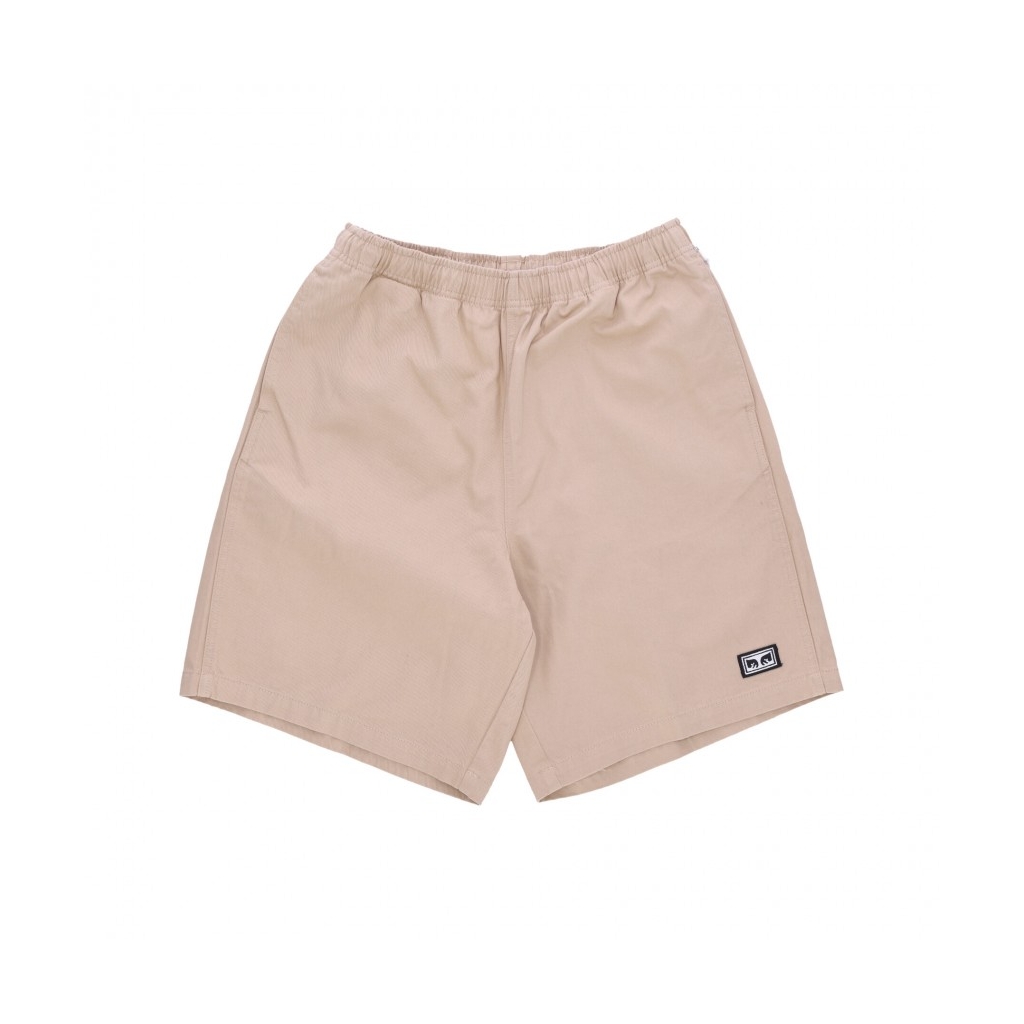 pantalone corto uomo easy relaxed twill short IRISH CREAM