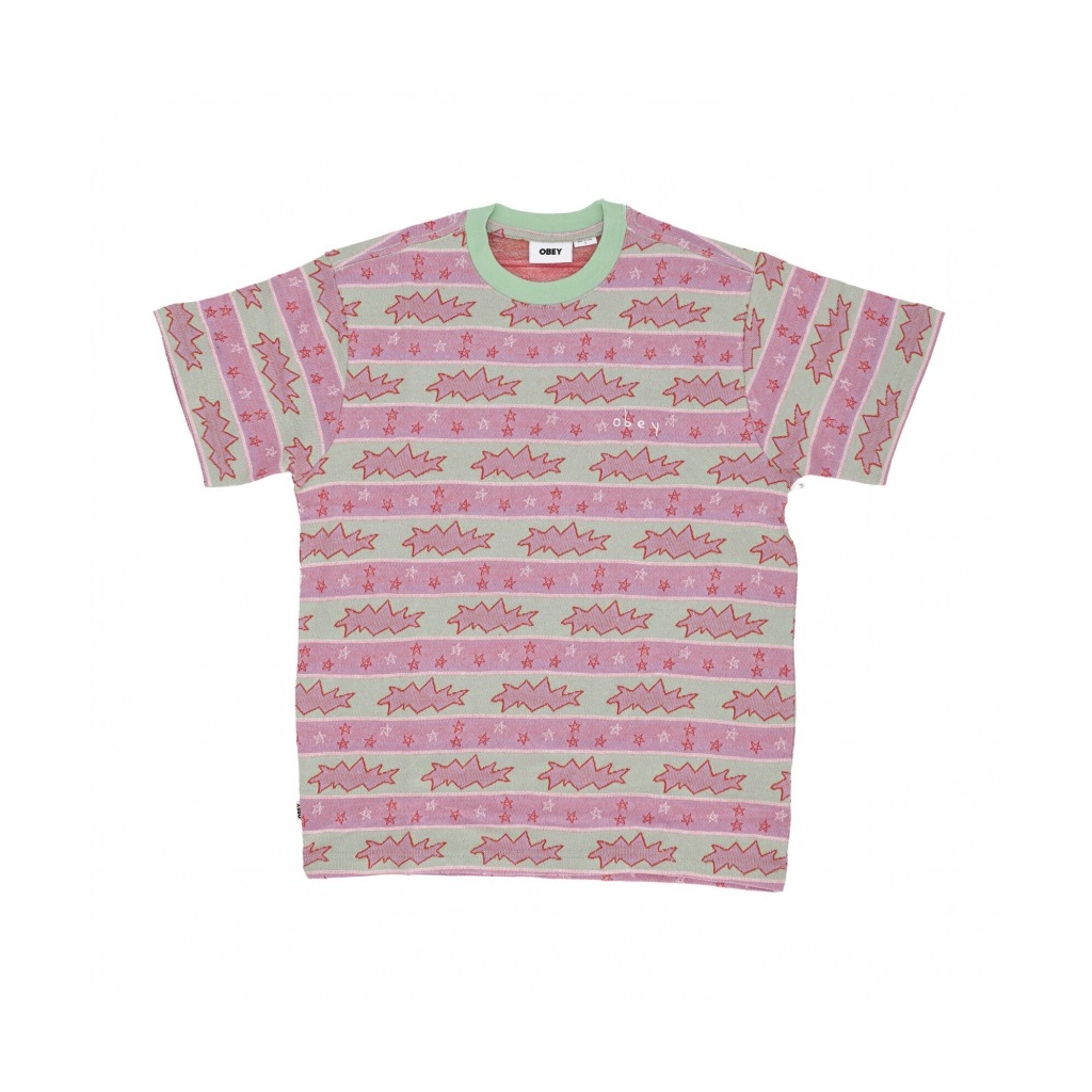 maglietta uomo snap tee GREEN FIG MULTI