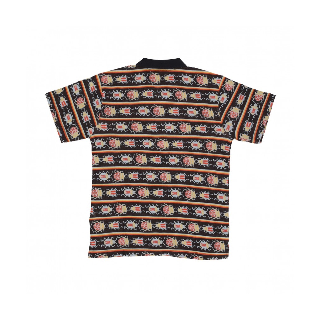 polo manica corta uomo bugs jacquard polo BLACK MULTI