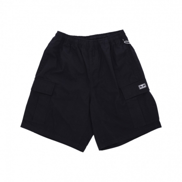 pantalone corto uomo easy ripstop cargo short BLACK