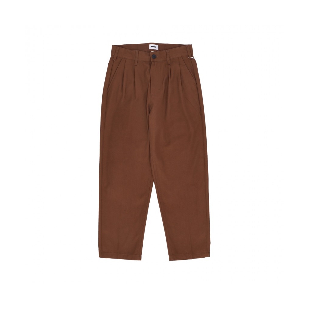 pantalone lungo uomo fubar pleated pant SEPIA