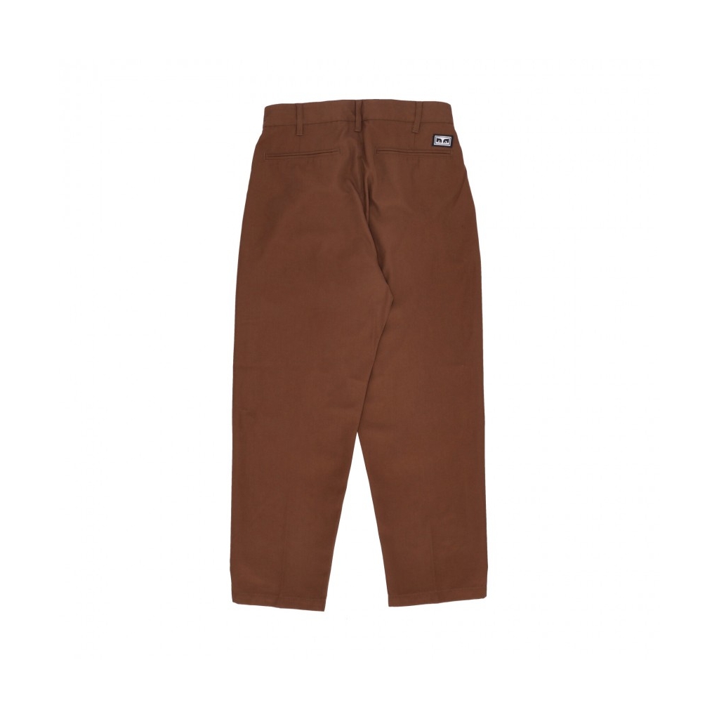 pantalone lungo uomo fubar pleated pant SEPIA