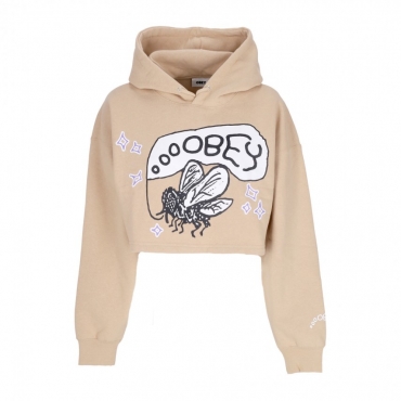 felpa girocollo corta donna kylo baby hood matching sets OAT MILK