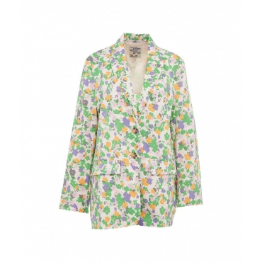 Blazer in silk Bertha multicolore