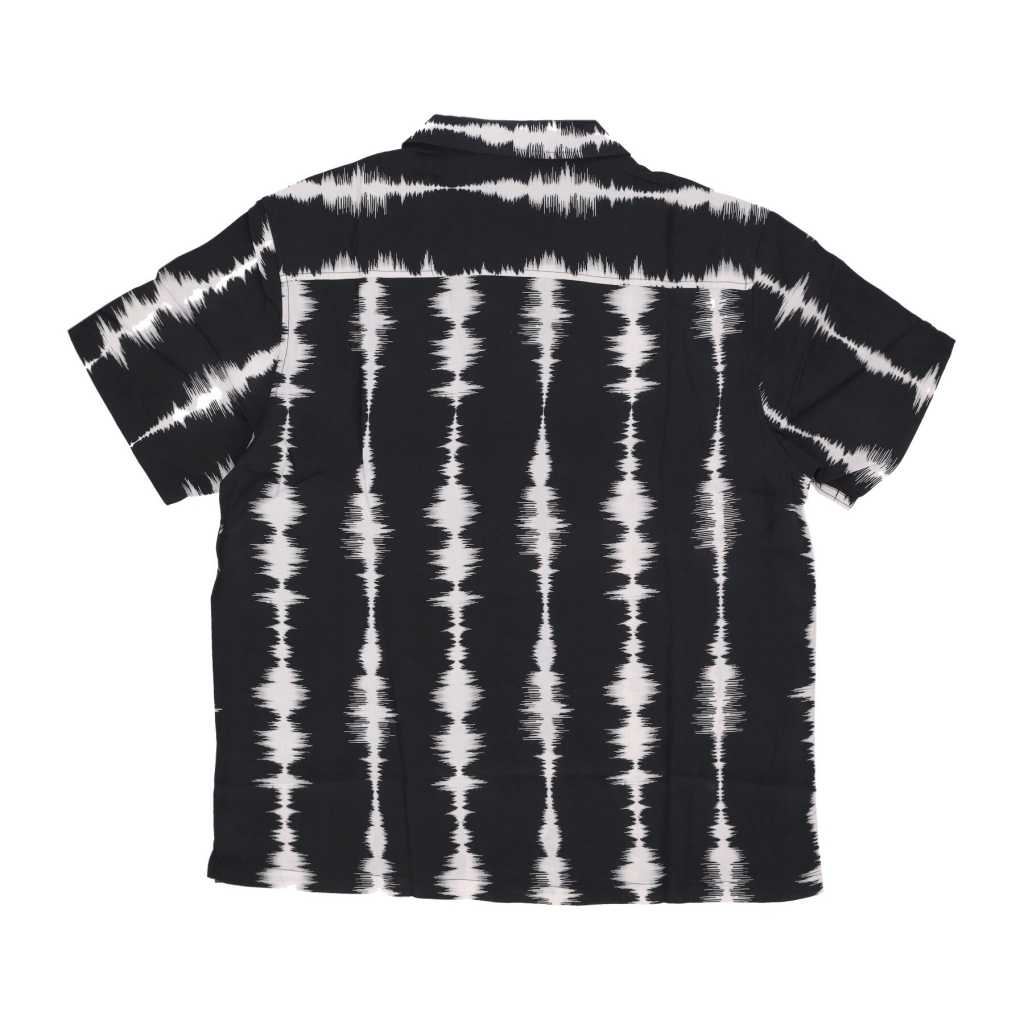 camicia manica corta uomo seismogram resort shirt BLACK