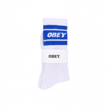 calza media uomo cooper ii socks WHITE/PRINCESS BLUE