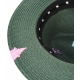 Cappello in paglia verde