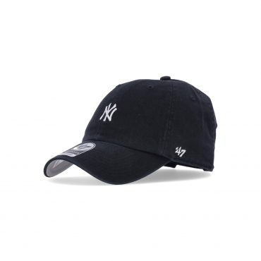 cappellino visiera curva uomo mlb baserunner clean up neyyan BLACK/WHITE