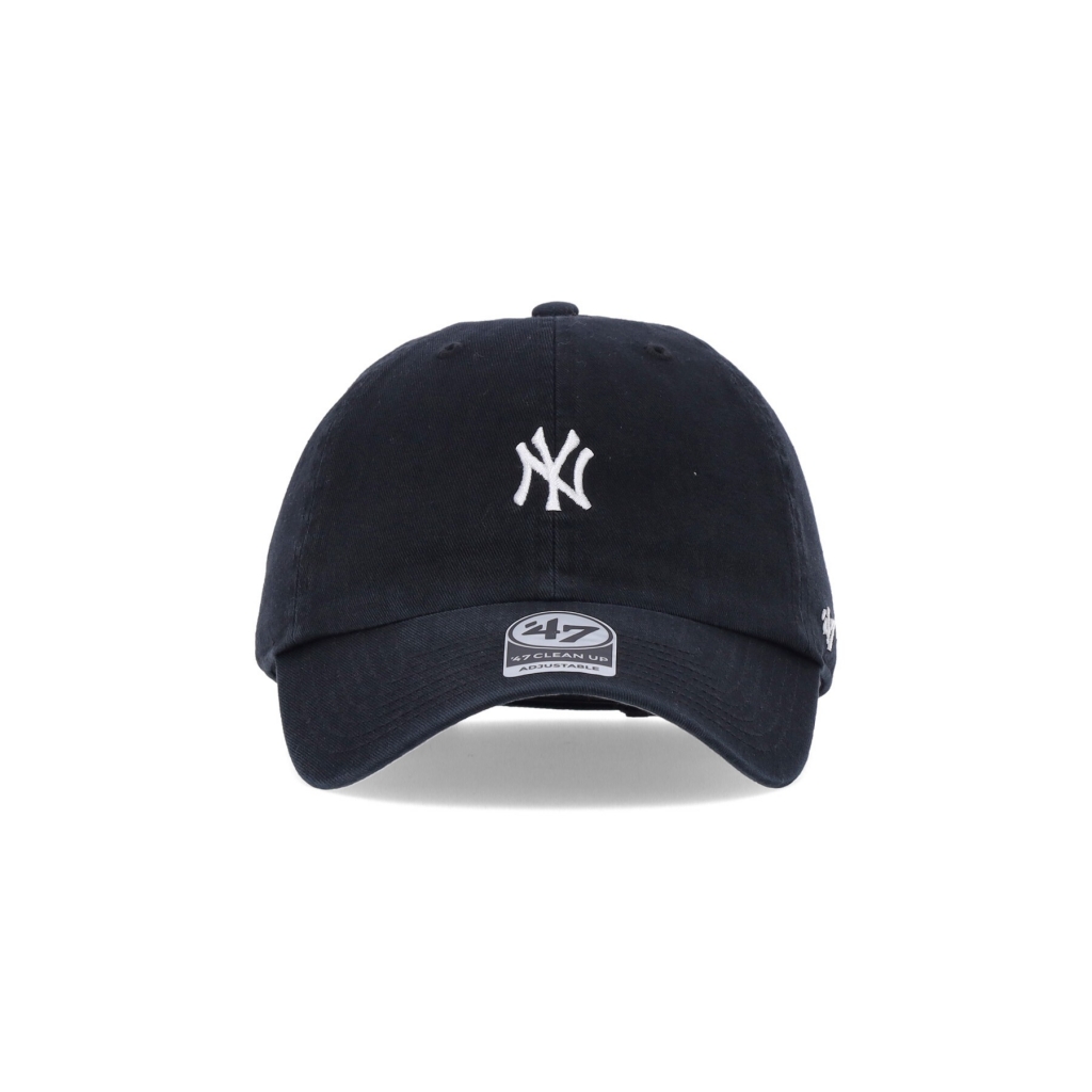 cappellino visiera curva uomo mlb baserunner clean up neyyan BLACK/WHITE