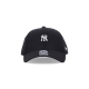 cappellino visiera curva uomo mlb base runner mvp neyyan BLACK/WHITE