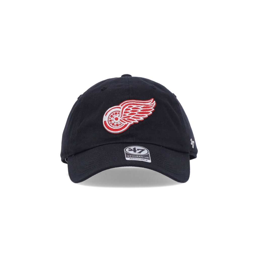 cappellino visiera curva uomo nhl clean up detred BLACK