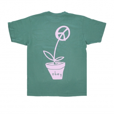 maglietta uomo peace flower organic tee PALM LEAF