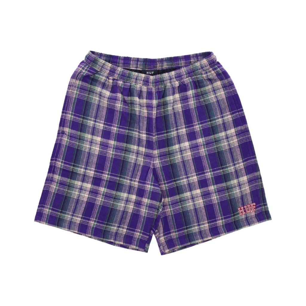 pantalone corto uomo cortland flannel easy short PURPLE