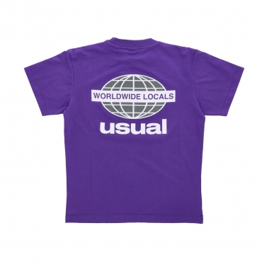 maglietta uomo worldwide locals tee PURPLE