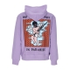 felpa cappuccio uomo no more space hoodie LILAC