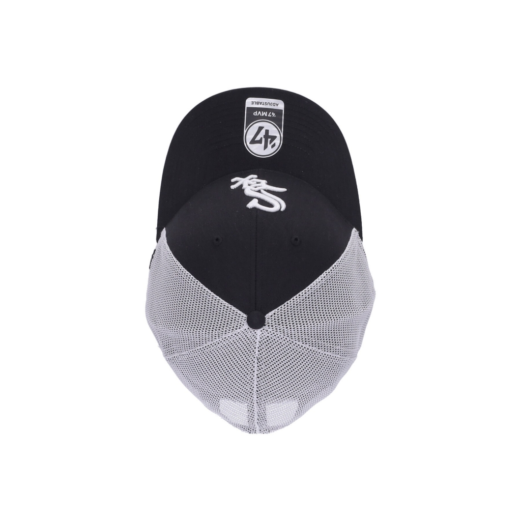cappellino visiera curva uomo mlb branson mvp chiwhi BLACK/WHITE