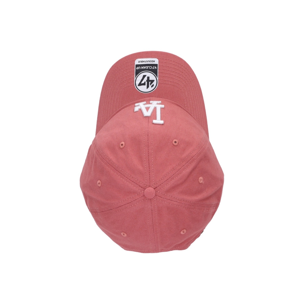 cappellino visiera curva uomo mlb clean up losdod ISLAND RED/WHITE