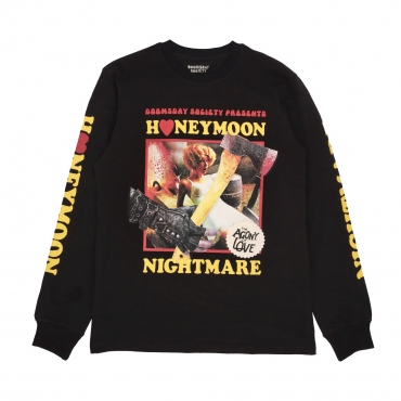 maglietta uomo honeymoon l/s tee BLACK