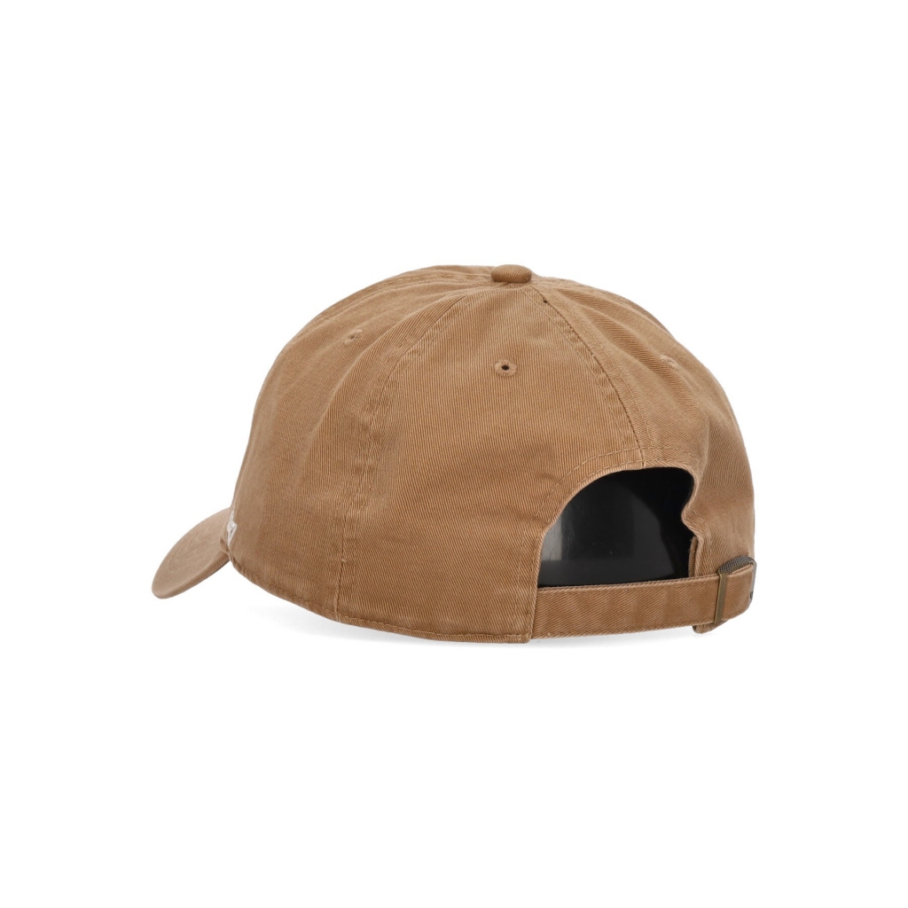 cappellino visiera curva uomo mlb clean up losdod CAMEL/WHITE