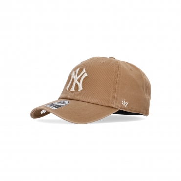 cappellino visiera curva uomo mlb clean up neyyan CAMEL/WHITE