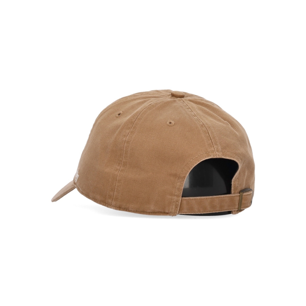 cappellino visiera curva uomo mlb clean up neyyan CAMEL/WHITE