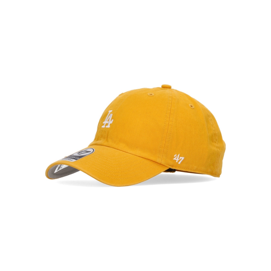 cappellino visiera curva uomo mlb baserunner clean up losdod GOLD/WHITE