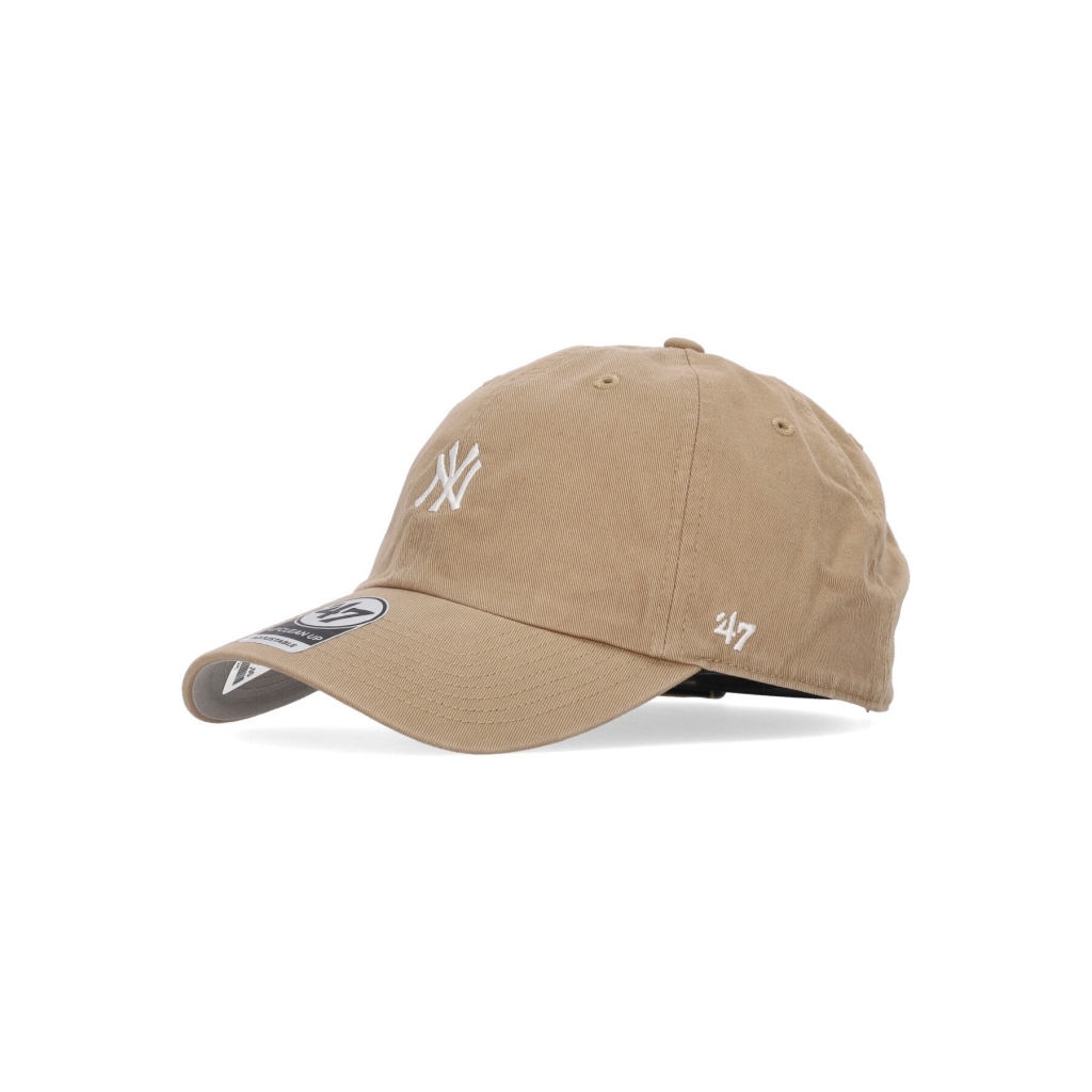 cappellino visiera curva uomo mlb baserunner clean up neyyan KHAKI