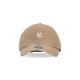 cappellino visiera curva uomo mlb baserunner clean up neyyan KHAKI