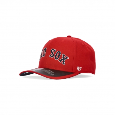 cappellino visiera curva uomo mlb replica script mvp dp bosred