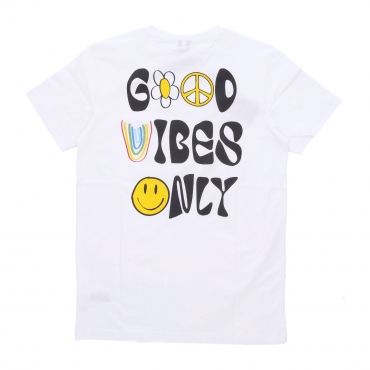 maglietta uomo good vibes only tee WHITE