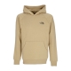 felpa cappuccio uomo raglan redbox hoodie KHAKI STONE